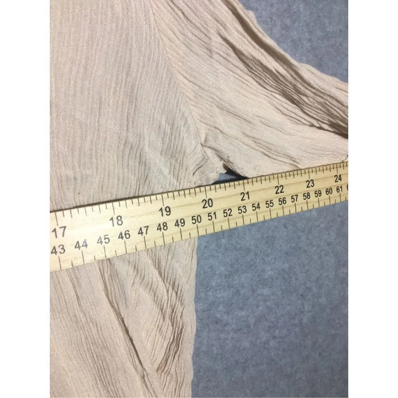 Womens Jodifl Tunic Length Dress Cream Boho Bohemian Beachy Cottage Core - Picture 3 of 4